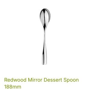Studio Williams Redwood Mirror Desert Spoon - set of 12